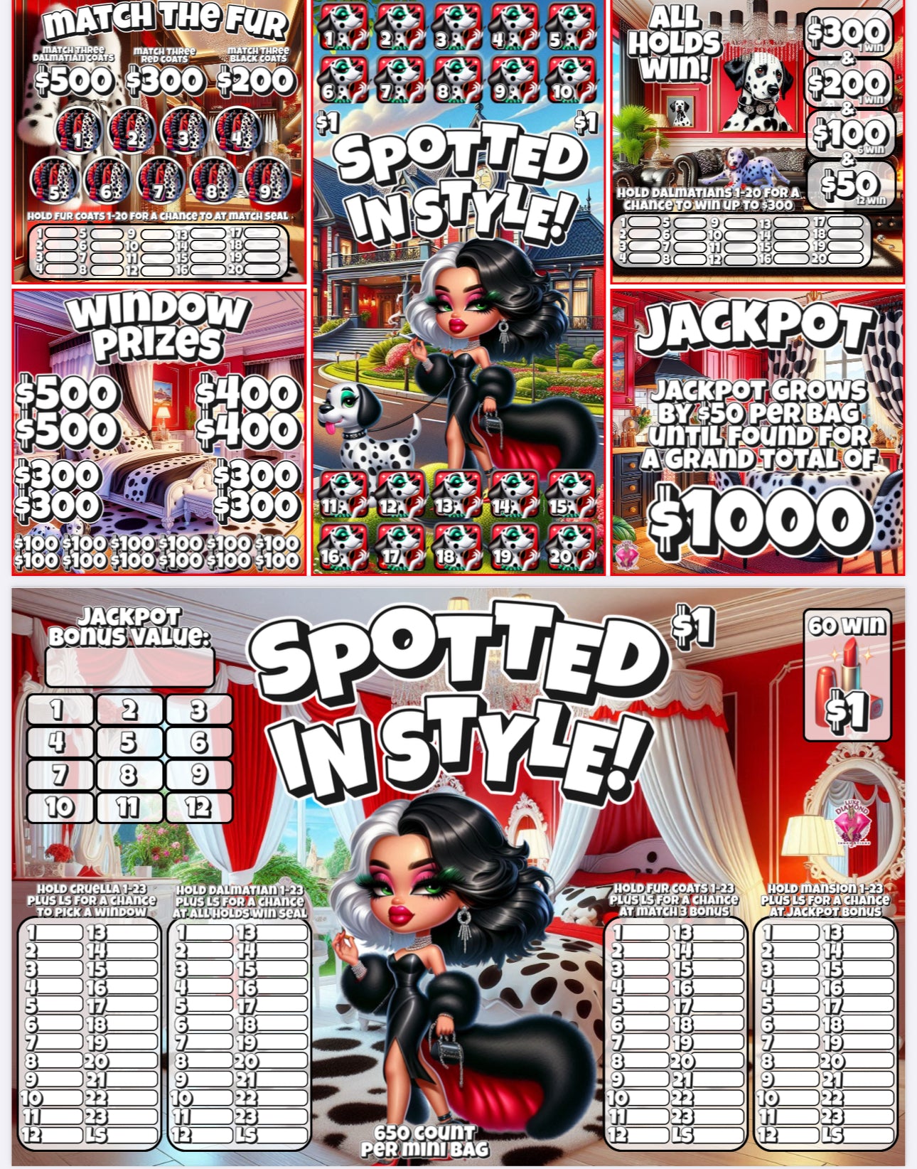 Spotted Mini Tickets